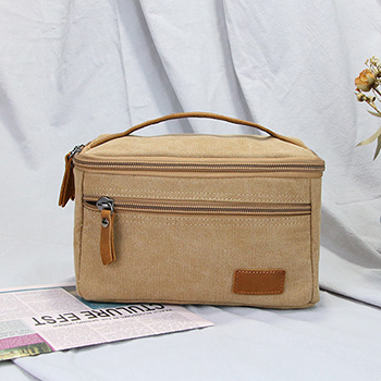 Wholesale Makeup Kit Bag Vintage Canvas Personalized Waterproof Toiletry Bag
